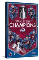 NHL Colorado Avalanche - 2022 Commemorative Stanley Cup Champions-Trends International-Stretched Canvas