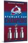 NHL Colorado Avalanche - Champions 23-Trends International-Mounted Poster