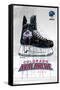 NHL Colorado Avalanche - Drip Skate 21-Trends International-Framed Stretched Canvas