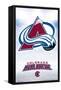 NHL Colorado Avalanche - Logo 17-Trends International-Framed Stretched Canvas