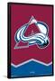 NHL Colorado Avalanche - Logo 21-Trends International-Framed Poster