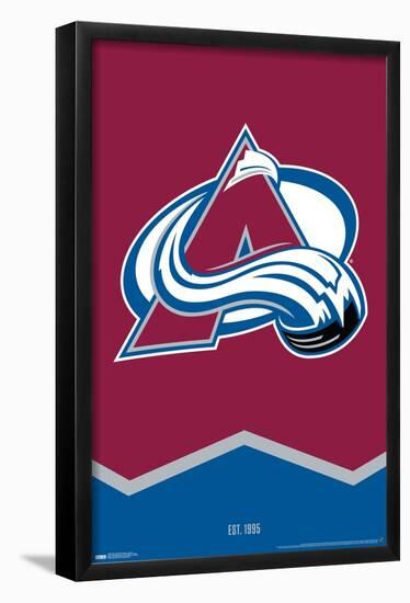 NHL Colorado Avalanche - Logo 21-Trends International-Framed Poster