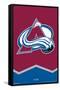 NHL Colorado Avalanche - Logo 21-Trends International-Framed Stretched Canvas