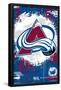 NHL Colorado Avalanche - Maximalist Logo 23-Trends International-Framed Poster