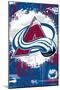 NHL Colorado Avalanche - Maximalist Logo 23-Trends International-Mounted Poster