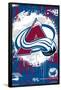 NHL Colorado Avalanche - Maximalist Logo 23-Trends International-Framed Poster