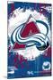 NHL Colorado Avalanche - Maximalist Logo 23-Trends International-Mounted Poster