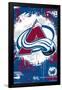 NHL Colorado Avalanche - Maximalist Logo 23-Trends International-Framed Poster