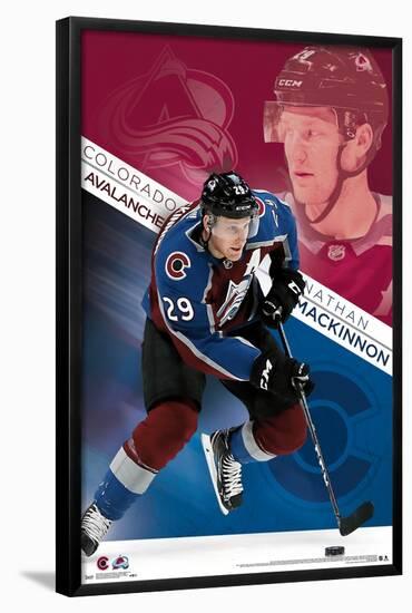 NHL Colorado Avalanche - Nathan Mackinnon-Trends International-Framed Poster