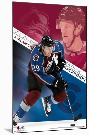 NHL Colorado Avalanche - Nathan Mackinnon-Trends International-Mounted Poster