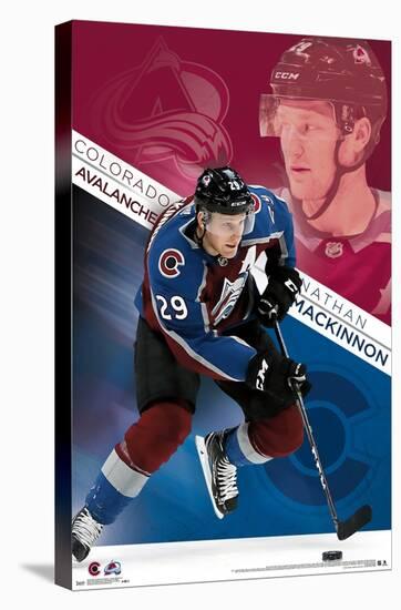 NHL Colorado Avalanche - Nathan Mackinnon-Trends International-Stretched Canvas