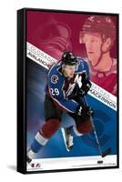 NHL Colorado Avalanche - Nathan Mackinnon-Trends International-Framed Stretched Canvas