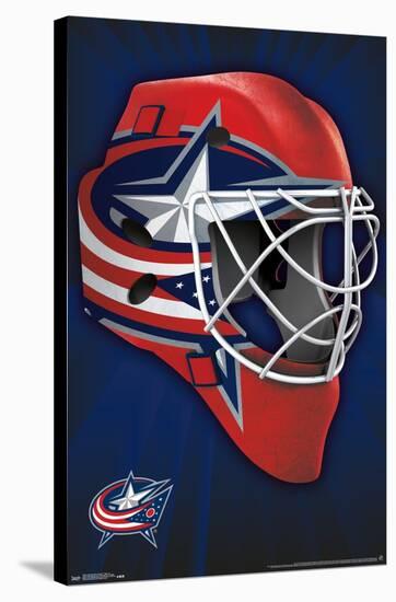 NHL Columbus Blue Jackets - Mask 16-Trends International-Stretched Canvas