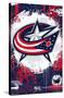 NHL Columbus Blue Jackets - Maximalist Logo 23-Trends International-Stretched Canvas