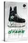 NHL Dallas Stars - Drip Skate 21-Trends International-Stretched Canvas