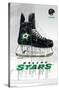 NHL Dallas Stars - Drip Skate 21-Trends International-Stretched Canvas