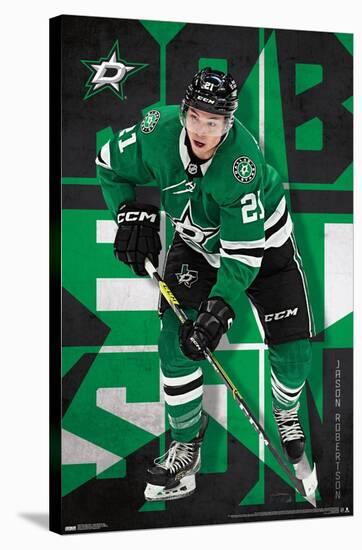 NHL Dallas Stars - Jason Robertson 23-Trends International-Stretched Canvas