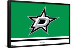 NHL Dallas Stars - Logo 21-Trends International-Framed Poster