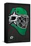 NHL Dallas Stars - Mask 16-Trends International-Framed Stretched Canvas