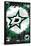 NHL Dallas Stars - Maximalist Logo 23-Trends International-Framed Poster