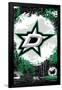 NHL Dallas Stars - Maximalist Logo 23-Trends International-Framed Poster