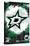 NHL Dallas Stars - Maximalist Logo 23-Trends International-Stretched Canvas