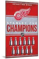 NHL Detroit Red Wings - Champions 23-Trends International-Mounted Poster