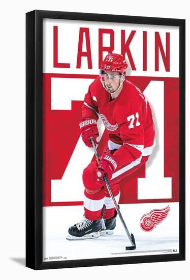 NHL Detroit Red Wings - Dylan Larkin-Trends International-Framed Poster