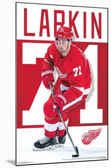 NHL Detroit Red Wings - Dylan Larkin-Trends International-Mounted Poster