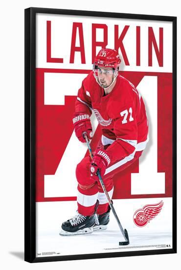 NHL Detroit Red Wings - Dylan Larkin-Trends International-Framed Poster