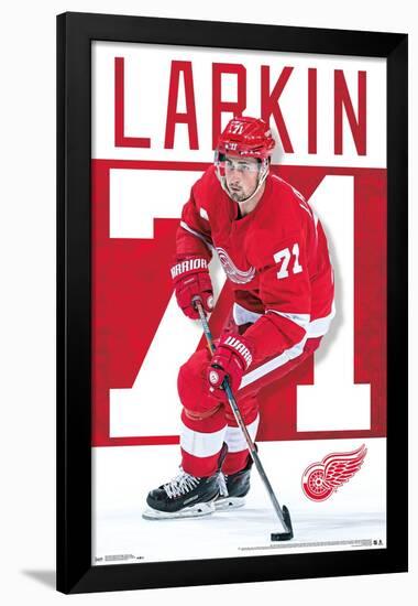 NHL Detroit Red Wings - Dylan Larkin-Trends International-Framed Poster