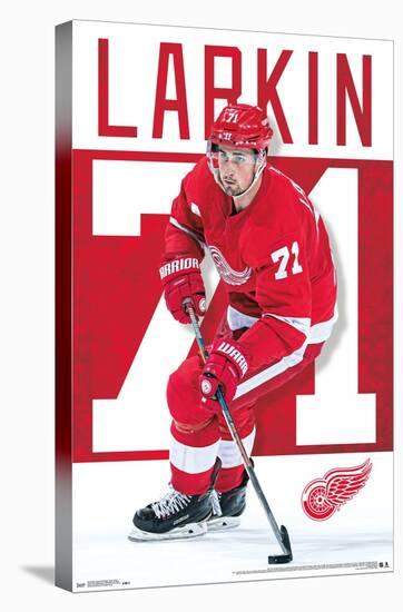 NHL Detroit Red Wings - Dylan Larkin-Trends International-Stretched Canvas