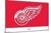 NHL Detroit Red Wings - Logo 21-Trends International-Mounted Poster