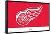 NHL Detroit Red Wings - Logo 21-Trends International-Framed Poster