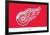 NHL Detroit Red Wings - Logo 21-Trends International-Framed Poster