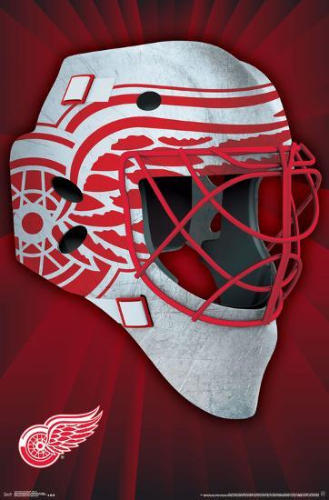 'NHL: Detroit Red Wings- Logo Mask 16' Poster | AllPosters.com