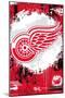 NHL Detroit Red Wings - Maximalist Logo 23-Trends International-Mounted Poster