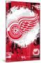 NHL Detroit Red Wings - Maximalist Logo 23-Trends International-Mounted Poster