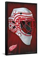 NHL Detroit Redwings - Mask 16-Trends International-Framed Poster