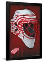 NHL Detroit Redwings - Mask 16-Trends International-Framed Poster