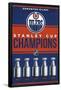 NHL Edmonton Oilers - Champions 23-Trends International-Framed Poster