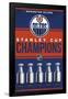 NHL Edmonton Oilers - Champions 23-Trends International-Framed Poster