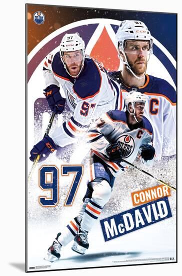 NHL Edmonton Oilers - Connor McDavid 22-Trends International-Mounted Poster