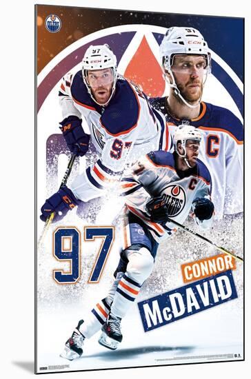 NHL Edmonton Oilers - Connor McDavid 22-Trends International-Mounted Poster