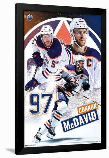 NHL Edmonton Oilers - Connor McDavid 22-Trends International-Framed Poster