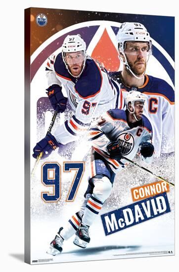 NHL Edmonton Oilers - Connor McDavid 22-Trends International-Stretched Canvas