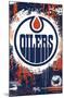 NHL Edmonton Oilers - Maximalist Logo 23-Trends International-Mounted Poster