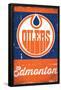 NHL Edmonton Oilers - Retro Logo 13-Trends International-Framed Poster