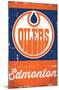 NHL Edmonton Oilers - Retro Logo 13-Trends International-Mounted Poster