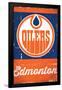 NHL Edmonton Oilers - Retro Logo 13-Trends International-Framed Poster